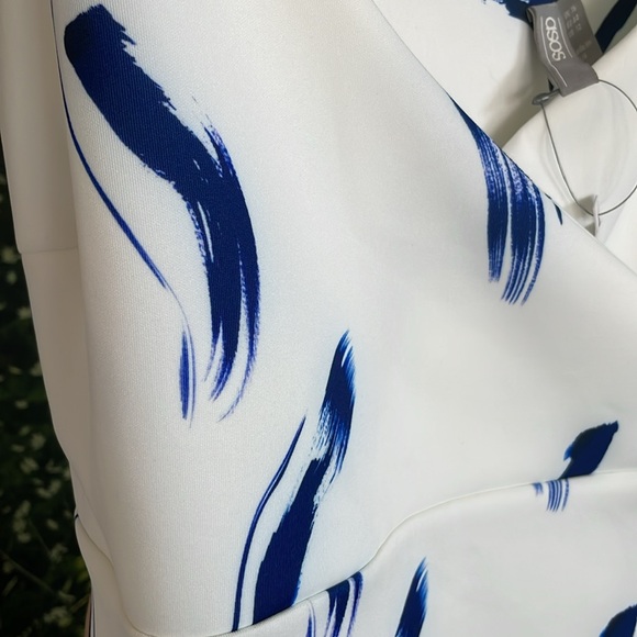 3/$30 Wrap dress by ASOS with geometric design NWT - Picture 6 of 8